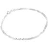 Pasionista - Bracciale da donna, in argento Sterling 925, dimensioni 17 cm, 19 cm, 21 cm, con custodia regalo, prodotto in Germania, argento, colore: argento, cod. 631677