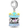 LES FOLIES DI PAOLA GRIECO Charm Giostra Bambini Luna Park Cavalli ciondolo pendente in argento 925 - Les Folies per Pandora