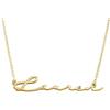 MyNameNecklace MYKA - Collana Personalizzata Nome in stile Firma - regalo raffinato (Oro Vermeil)