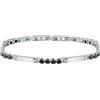 Morellato Bracciale Uomo, Collezione TENNIS, in Acciaio, Zirconi - SAEV46