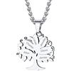 GoldChic Collana Con Nome Personalizzato Ciondolo Albero della Vita Collana Personalizzata con 6 Nomi Collana Donna Acciaio Inossidabile Regalo Collana Famiglia Acciaio per Famgia Amica Mamma
