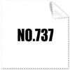 DIYthinker 5Pcs regalo fortunato No.737 Numero Nome Occhiali Panno panno di pulizia dello schermo del telefono Cleaner