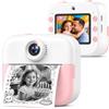 DITUPAN Fotocamera per bambini con stampa istantanea per bambini, stampa a sgancio rapido, regali di compleanno di Natale dai 6 ai 12 anni, selfie digitale con video 1080p, giocattolo da viaggio