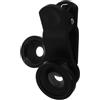COLLBATH Obiettivo per Telefono Grandangolare Obiettivo Fisheye Clip Kit Accessorio per Fotocamera del Telefono