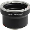 Generic Anello adattatore per obiettivo compatibile con obiettivo Pentax 645 su Canon EOS R RF RED Komodo Cinema Camera R3 R5 R6 RP