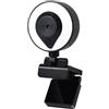 NGBFF Webcam, Webcam portatile Full HD 1080P 2K 4K PC Laptop Messa a fuoco automatica Streaming live flessibile con microfono Trasmissione in diretta luce(1080P FF)