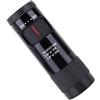 TIEOAXFT Mini telescopio con zoom 10-30x21, cannocchiale portatile, attrezzatura da campeggio, turismo, mirino ottico, monocolo(Black)