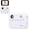 YUEHISY Action Camera con Schermo Ribaltabile, Fotocamera Portatile Grandangolare 1080P HD 143 con Anti-vibrazione e Foro per Vite da 1 4 Pollici, per la Registrazione di Viaggio (WHITE)