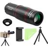 Generisch Telescopio monoculare ad alta definizione - monoculare leggero 18x25 | telescopio con treppiede e adattatore per smartphone per concerti e birdwatching