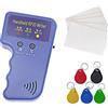 Riversmerge Palmare 125khz Copier RFID Smart ID Card Duplicator Utilizzato per T5577 o EM4305+5pcs T5577 NO.3 Keychain+5 T5577 Carte
