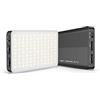 Realpower LightsOn - Luce video per fotocamera, batterie ricaricabili incorporate, 3200 K-6500 K, dimmerabile e ultra sottile, con supporto, 6 filtri a colori per intervistare i social media