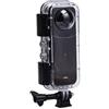 Generico 45M Custodia subacquea invisibile Per Insta360 X5, magnetico rapido caso impermeabile immersione Housing copertura protettiva Shell subacquea (PC)