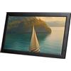 YPAPBHT Cornice digitale Full HD 1080P da 22/24 pollici; Supporta la riproduzione in loop di video, immagini e calendario; Montabile a parete.(Black,24-inch)