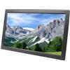 YPAPBHT Schermo IPS a piena vista da 24 pollici, cornice digitale ad alta definizione 1080P con funzione di riproduzione audio, nero.