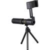 LABRIMP Monocolo Portatile Con Treppiede e Adattatore Per Smartphone Telescopio Monoculare Per Escursioni Camping e Osservazione Della