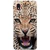MUTOUREN Cover per Samsung Galaxy A20S Custodia in Silicone TPU Trasparenti Ultra Sottile Antigraffio Antiurto Protettivo Case con Pellicola Proteggi Schermo, Giaguaro