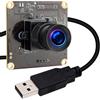 ALPCAM Telecamera USB ad alta frequenza 260fps Webcam 2MP 1080P con sensore OV4689 Webcam Mini modulo fotocamera USB con obiettivo senza distorsione per Linux Windows Android Webcam USB 2.0 ad alta velocità