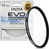 Hoya EVO Antistatic Protector Filter - 72 mm - polvere/macchia/idrorepellente, a basso profilo telaio filtro