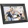 SMTYXS Cornice For Foto WiFi Da 8/10.1 Pollici Digitale Album Fotografico IPS Touch Screen Archiviazione 16 GB Condivisione Di Tramite APP Un'Esperienza Visiva Squisita(Black-8 Inch)