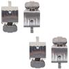 XuQiZZpp 2 clip in acciaio inox per applicazioni in camera oscura che proteggono i negativi da graffi e danni con punta in gomma