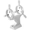 ZMdooreasy Affidabile supporto per mirino con presa migliorata e caratteristiche regolabili per telescopi (argento)
