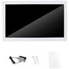 Generic Cornice Digitale WiFi Intelligente da 15,4 Pollici con Display Touch Screen, Ideale per la Condivisione Remota (WHITE)
