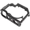 Akozon Gabbia per Fotocamera in Lega di Alluminio per A7S3, IVE Full Camera Rig con Fori Filettati da 1/4 e 3/8 di Pollice, Supporto per le Scarpe Fredde per la Produzione di Video Avanzati e