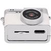 Tbest Videocamera Digitale da 20 MP 1080p Camechain per L'arrampicata in Montagna in Bicicletta (WHITE)