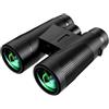 INF Binocolo ad alte prestazioni 12 x 50 con clip per telefono, visione notturna in condizioni di scarsa illuminazione, effetto HD