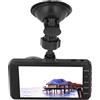 Generic Dash Cam con Touch Screen da 4 Pollici per Visione Notturna a Doppia Lente per Auto DVR HD 1080P per Registratore di Guida per Auto