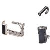 Generico Compatibile con la cornice di protezione for riprese video Sony A6400, gabbia for conigli, treppiede(Kit3 Titanium All in)