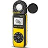 NGTFDCP Esposimetro, Esposimetro 881D Digital LUX Ampio Range 0,1-400.000 Lux Display LCD Auto Zero Indicatore Di Basso Consumo,Casa e ufficio