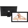 VELATEMOR Cornice Fotografica Digitale da 18,5 Pollici, Touch Screen LCD LED Cornice Elettronica WiFi da 32 GB, con Gesti Multi Touch e Doppi Altoparlanti, per Casa e Ufficio (Spina europea)