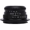GOWENIC Obiettivo con Messa a Fuoco Manuale da 35 Mm per R7 R10 R50 R100 R50V, Obiettivo Fisso Prime con Apertura F1.6 retrò per Fotocamere Serie R con Rivestimento U MC e 12 Lame