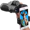 TELESCOPE Binocolo Compatto 8X42 HD Impermeabile Telescopio BAK4 Prisma FMC Adatto Con Visione Notturna Per La Caccia Alla Caccia Di Uccelli E Concerti Con Borsa Da Trasporto