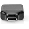 Nedis Adattatore USB-C - USB 3.2 Gen 1 - Spina USB-C - Uscita HDMI - 4K@60Hz - Rotondo - Nichelato - Grigio/Nero - Scatola