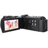 Annadue Videocamera Digitale, Videocamera Ultra HD 4K 30MP 16X WiFi Vlogging Camera con Touch Screen IPS da 3,0 con Rotazione a 270°, Supporto per Registratore Videocamera IR per