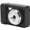 Akozon Videocamera 1080P Piccola Fotocamera Compatta con Obiettivo Grandangolare da 198 Gradi Obiettivo Macro 15X Supporta Fotocamera CCD Fino a 128G per i Viaggi