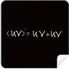 DIYthinker Math Kowledge Derivata Formula Occhiali Panno di Pulizia dello Schermo del Telefono Cleaner 2pcs Tessuto della Pelle Scamosciata