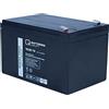 Q-Batteries Batteria 12LSX-12 12 V 12,2 Ah piombo/AGM 10 anni F2 connettore