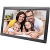 Cornice per Foto Digitale, 21 Pollici 1920 * 1080 HD LED Lettore Mp3 / Mp4 Macchina Pubblicitaria Multifunzione Supporto Hdmi USB Interfacce Multiple Cornice Elettronica (Nero)