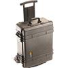 PELI 1560M Valigia Protettiva Per La Mobilità Con Ruote In Poliuretano, IP57 Impermeabile e Protetto Dalla Polvere, Prodotto In USA, Capacità di 44L, Con Inserto In Schiuma Personalizzabile, Nero