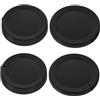 LOLIPPYY Coprilenti per Fotocamera Serie Z Micro 4/pcs Abs Nero Protezione Totale Design Moderno