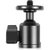 XAGMODSHN Adattatore universale per testa a sfera 1/4/3/8 vite in lega di alluminio 360Swivel Mount per fotocamera treppiede luce staffa accessorio adattatore