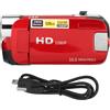 PUNELE Fotocamera con Schermo Ruotabile, Fotocamera Digitale D90 1080P 16MP Videocamera con Schermo Ruotabile da 2,4 Pollici Videoregistratore HD con Zoom 16X con Luce di Riempimento