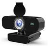 Ijksbehjf Webcam USB con microfoni integrati con cancellazione del rumore e treppiede regolabile per video 1080P 2K 4K in conferenze USB Camera con connettività plug and play
