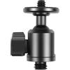 XAGMODSHN Adattatore universale per testa a sfera 1/4/3/8 vite in lega di alluminio 360Swivel Mount per fotocamera treppiede luce staffa accessorio adattatore