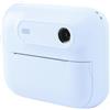 Vikye Camera Digitale Stampata Istantanea, Fotocamera Istantanea da 48 MP 1080p con Zoom 6x e Lettore MP3, per la Stampa Fotografica e Regali Creativi (BLUE)