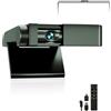 Tivroco Webcam 4K - Sensore da 1/2,5, doppia messa a fuoco automatica, microfono digitale, mini webcam in metallo scolpita per laptop/PC/Mac, Plug & Play, copertura per privacy, telecomando, telecamera in