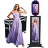 PAAFNN Cabina fotografica con display LCD e touch screen, supporto a conchiglia per selfie, macchina fotografica DSLR fai da te con luce RGB per eventi, feste e matrimoni (macchina fotografica)